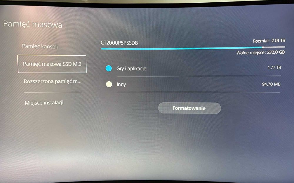PlayStation 5 Duży zestaw 2TB VR2 Gry Torba