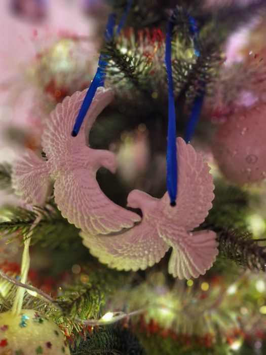 Горлиці, пара голубів декор