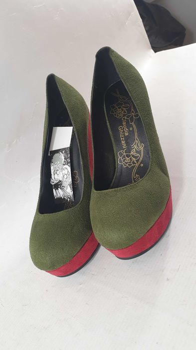 CLAUDIA GHIZZANI czółenka na koturnie rozmiar 40