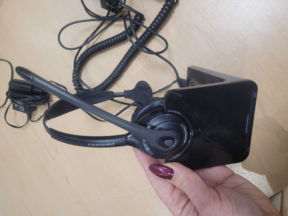 Zestaw Plantronics C052A + Telefon analogowy Alcatel TEMPORIS T 780
