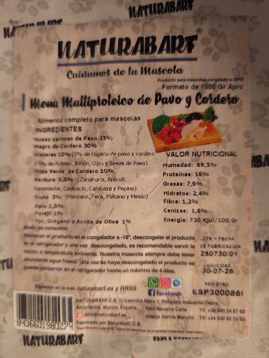 BARF - Comida para cão