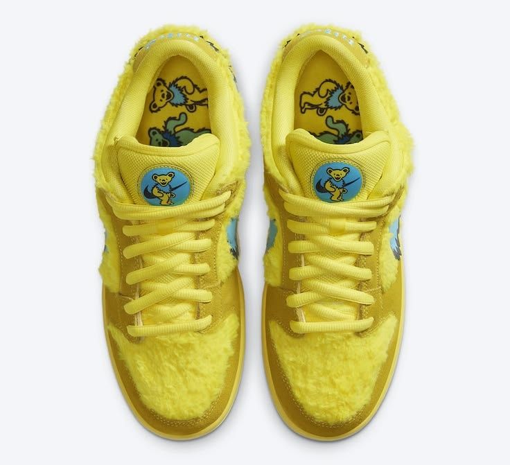 Nike SB Dunk Low Grateful Dead Bears Opti Yellow