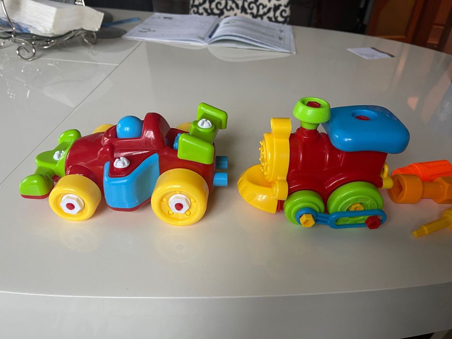 Конструктор паротяг плюс автівка