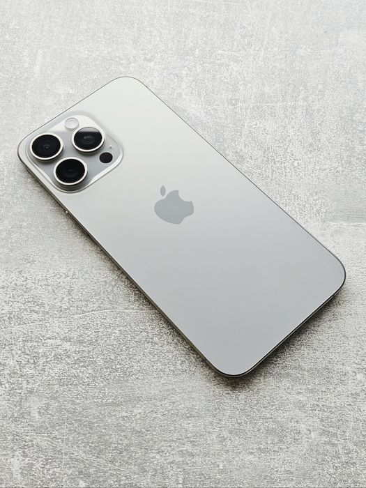 Apple iPhone 15 PRO MAX 512Gb Natural Titanium. Фізична сім та eSIM. АКБ 96%