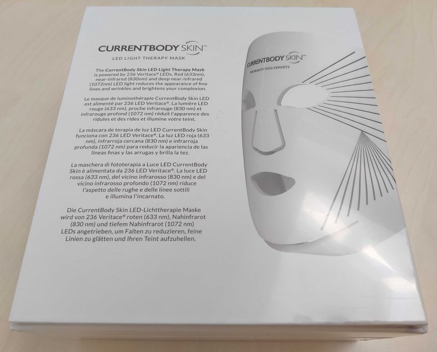 Світлодіодна маска для покращення шкіри CurrentBody Skin Series 2 + подарунок