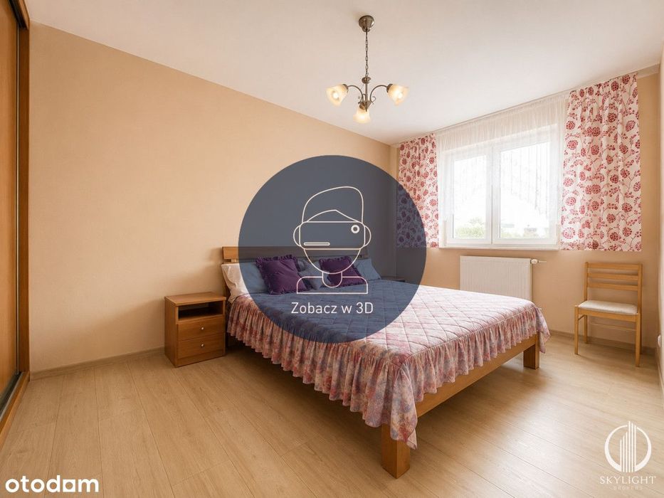 120 m, niezależne piętro domu, 4 pokoje, Bielany