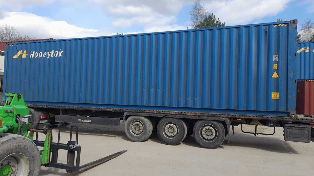 Kontener morski 40HC High Cube używany | Szczelny rok 2021/2022 - Transport Cała Polska