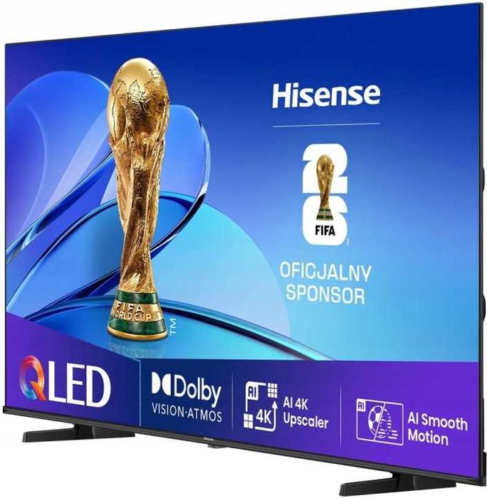 HIT Nowy QLED 43 Hisense Smart TV UHD 4K HDR Bluetooth OKAZJA!