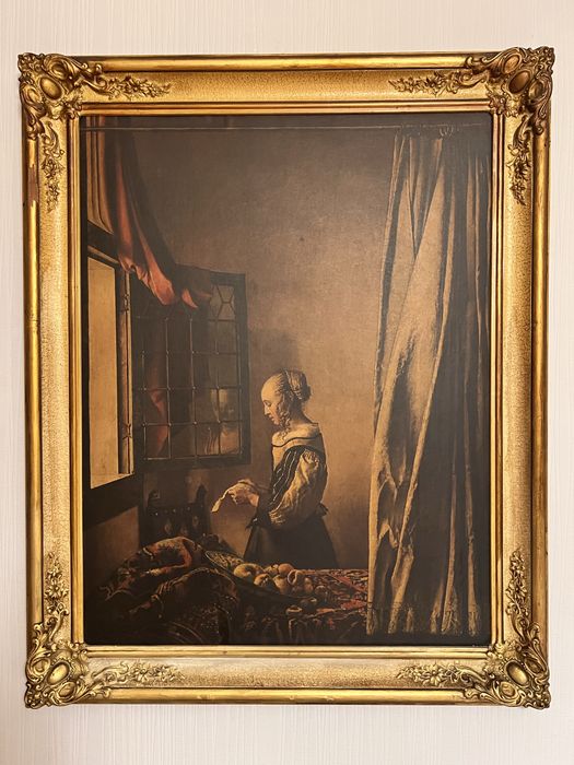 Obraz Jan Vermeer van Delft "Dziewczyna czytająca list" - reprodukcja