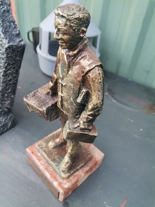 Trofeum z lat 60-tych XX wieku sport gołębi pocztowych Flandria Lier