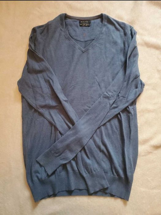 Polo Azul Marinho Massimo Dutti