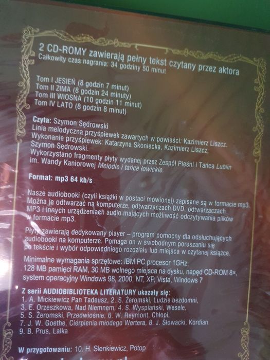 Audiobooki . Lektury polskie