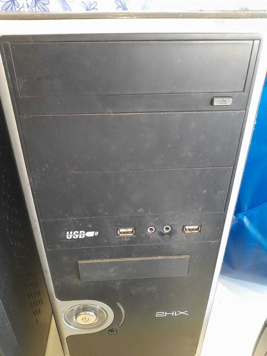 Monitore, pc e impressora