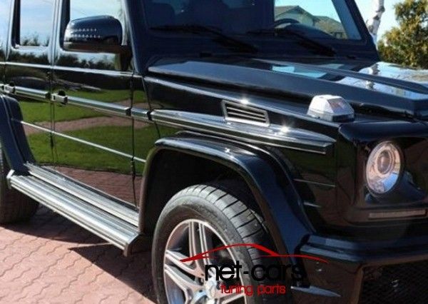 Spoiler Listwy progowe dokładki progi MERCEDES G W463 AMG