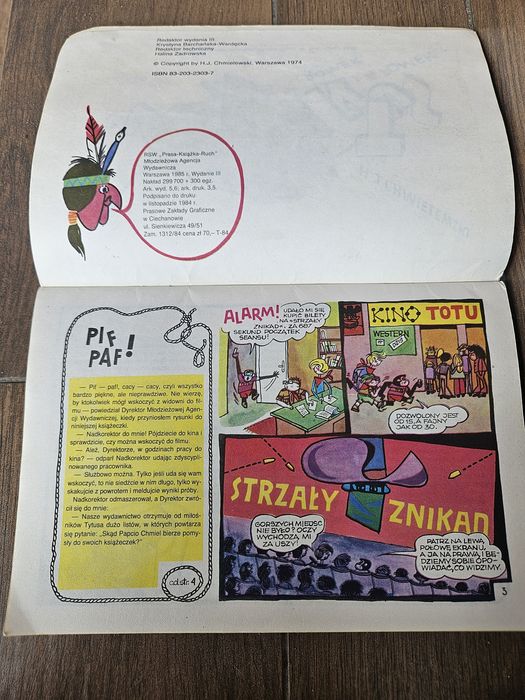 Tytus Romek i Atomek księga IX wydanie 1986 rok