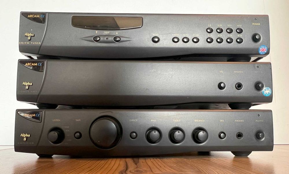 Zestaw Hi-Fi Arcam Alpha 8 – Tuner, Wzmacniacz, Końcówka mocy