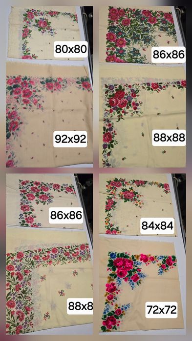 Хустки жіночі різні