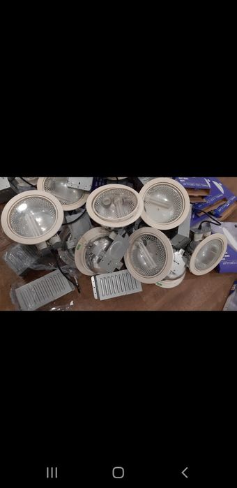 Lâmpadas encastraveis prontas a usar