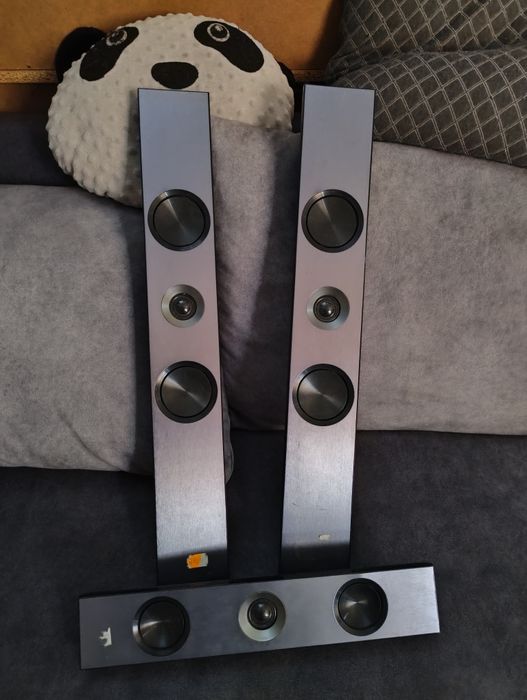 Głośniki LG do kina domowego – 3 sztuki (centralny + 2 boczn