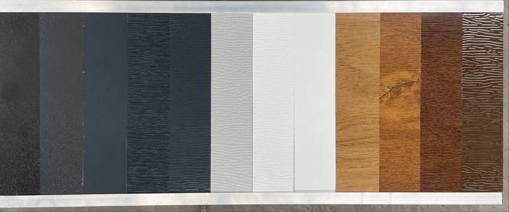 Brama garażowa segmentowa 3000x2500 złoty dąb orzech