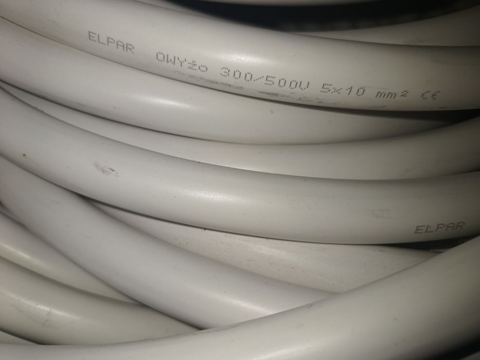 Kabel, przewód warsztatowy OWY 5x10mm²  linkowy linka