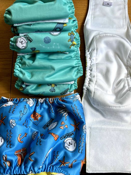 pampsersy dla psa wielkokrotnego użytku 9 sztuk
