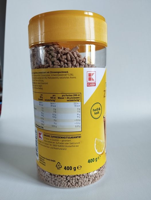 Herbata rozpuszczalna cytrynowa 400 g