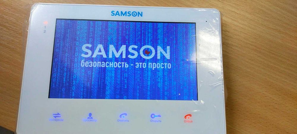 Продам цветной домофон Sw-718 7 дюймов с датчиком движения!