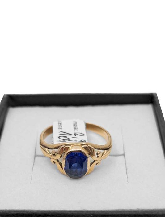 Złoty pierścionek 585p, 2,95g, r. 15