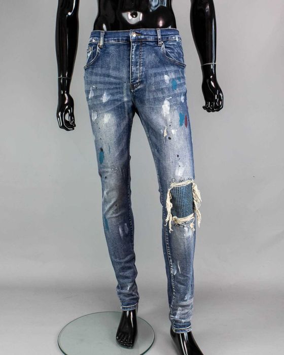 Модные джинсы от дорогого бренда AMIRI.Dsquared 2