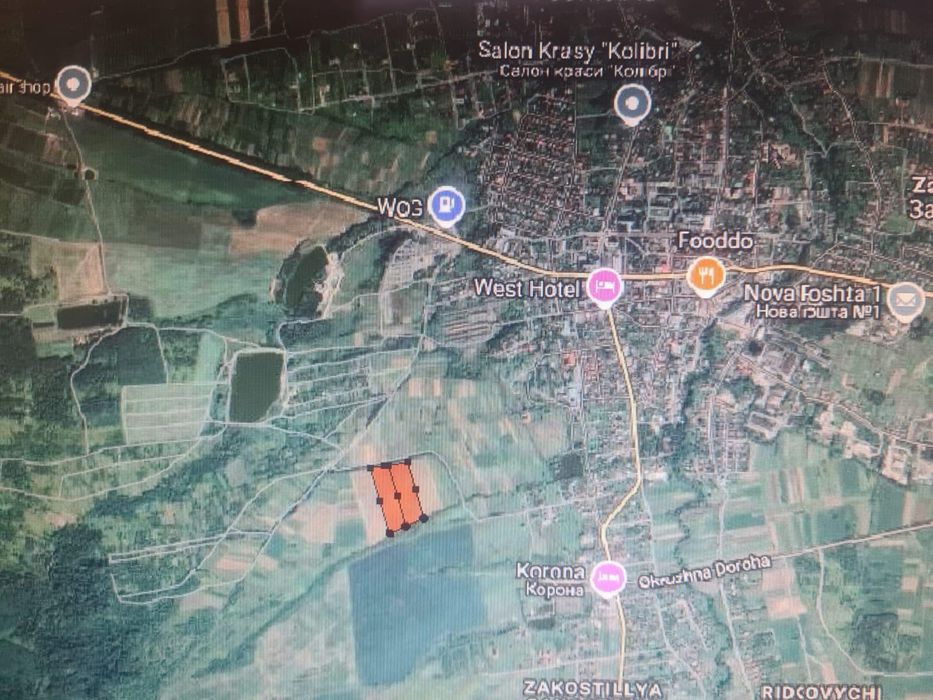 Продаж земельної ділянки в м. Мостиська