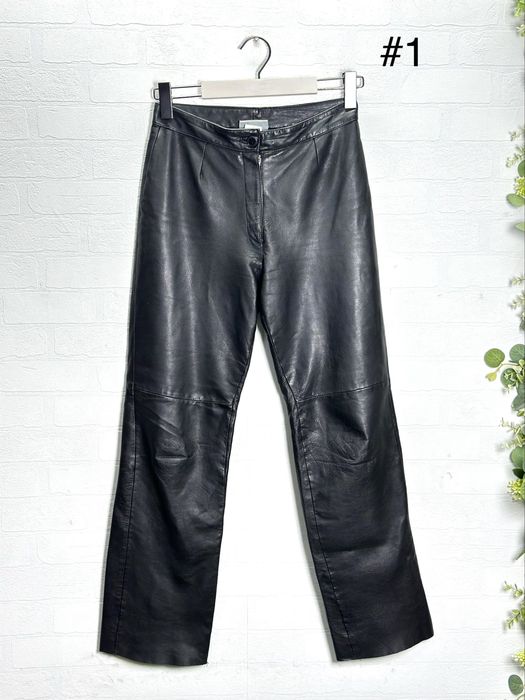 Брюки  cos натуральна шкіра S Xs