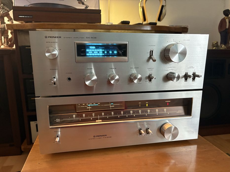 Conjunto Amplificador Pioneer SA-508 + Tuner TX-608