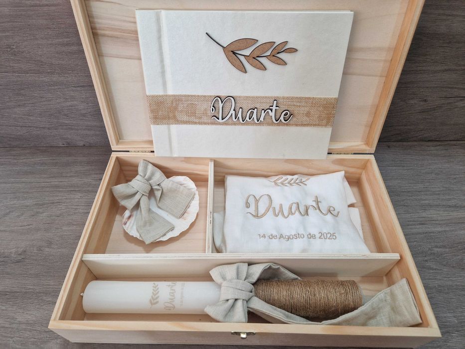 Conjunto de Batismo, livros Honra personalizados