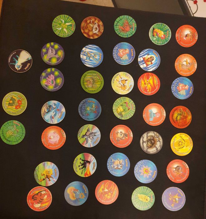 Tazos Pokémon Variados (RAROS)