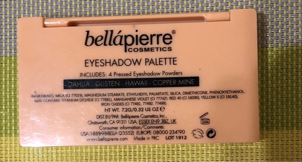 Продается Палетка теней Bella Pierre Peach Blossom Palette