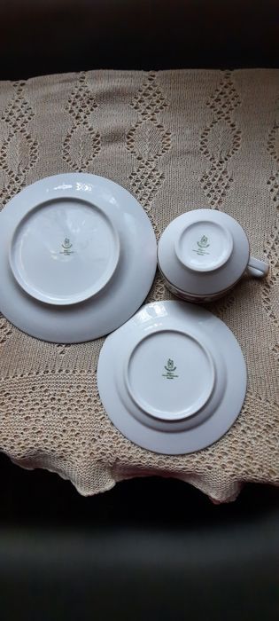 Фарфоровое чайное трио Германия.Стаканы.Бокалы.Сервиз кофейный.