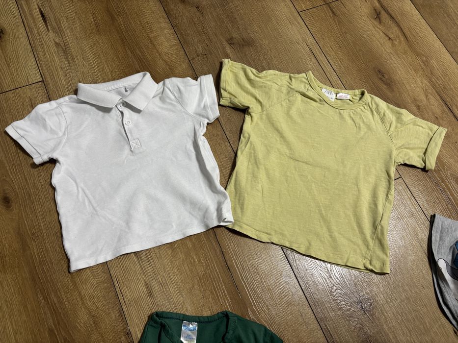 Koszulki bluzki 5 sztuk H&M, Zara, Max&Mia, Space Jam, Ornek, 92 cm.