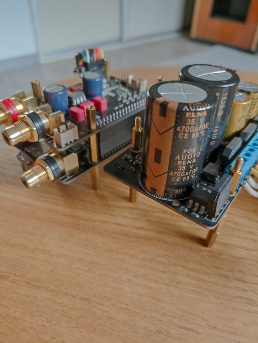 Dac ES9028Q2M, zasilacz liniowy raspberry