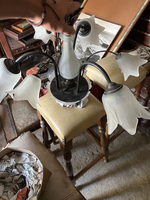 Candeeiro com 6 aberturas