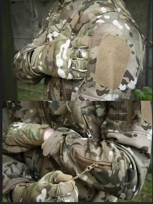 Мультикам Туристичний костюм Softshell чоловічий тактичний камуфляжний