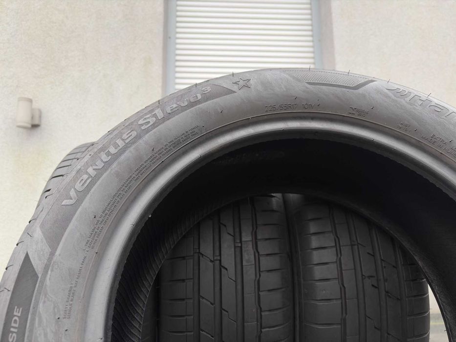 4szt letnie 225/55R17 Hankook 6,2mm 2023r świetny stan! L762 gwarancja