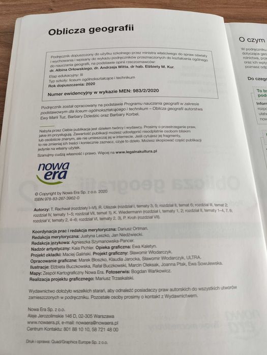 Podręcznik Oblicza geografii 2