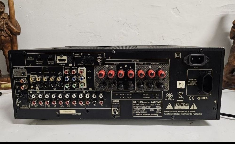7.1 Amplituner Denon AVR-1509, 110 W/ kan.