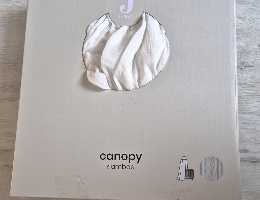 Jollein Baldachim moskitiera do łóżeczka dziecięcego Vintage 245cm