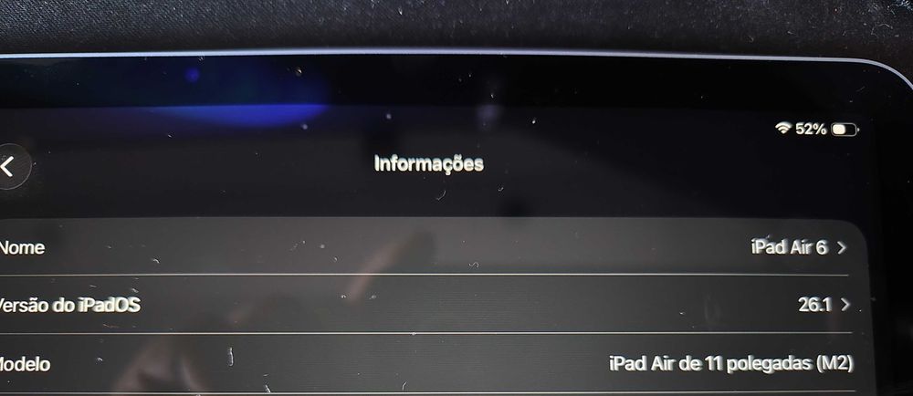 Apple Ipad Air 6 M2 1TB Vendo ou Troco