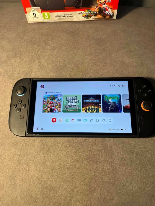 Nintendo Switch 2 + gry, szkło ochronne oraz etui na konsolę