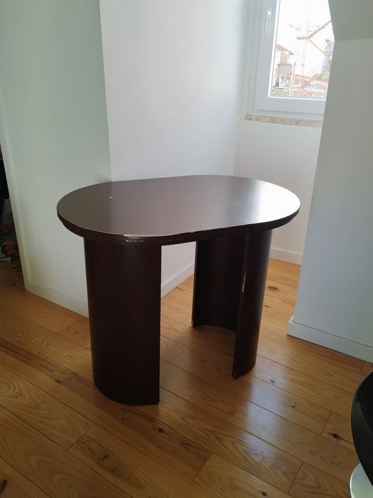 Mesa de madeira  vintage dos anos 70