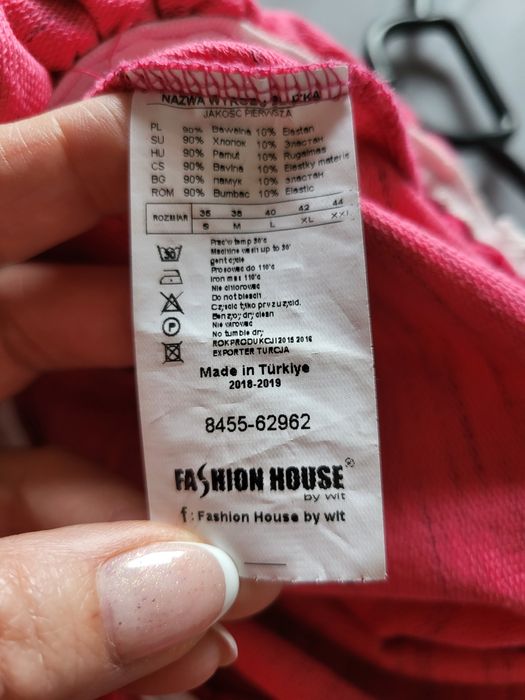 Sukienka sportowa L nowa Fashion House z kieszeniami 90% bawełna 10% e