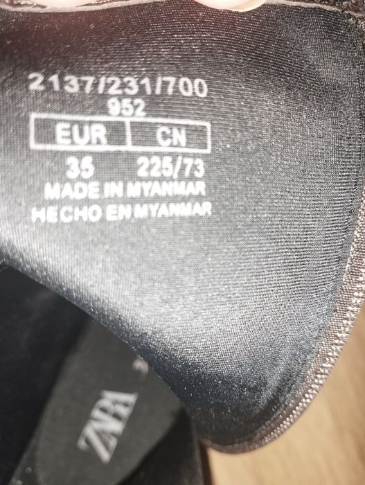 Buty śniegowce Big Star r.35 i botki Zara.35